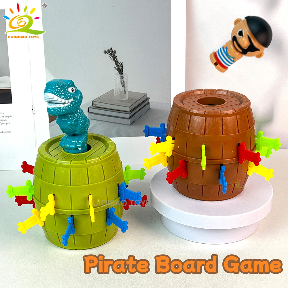 Board Game Pirates - Zabawka Dinozaur Pirat w Wiaderku Gra