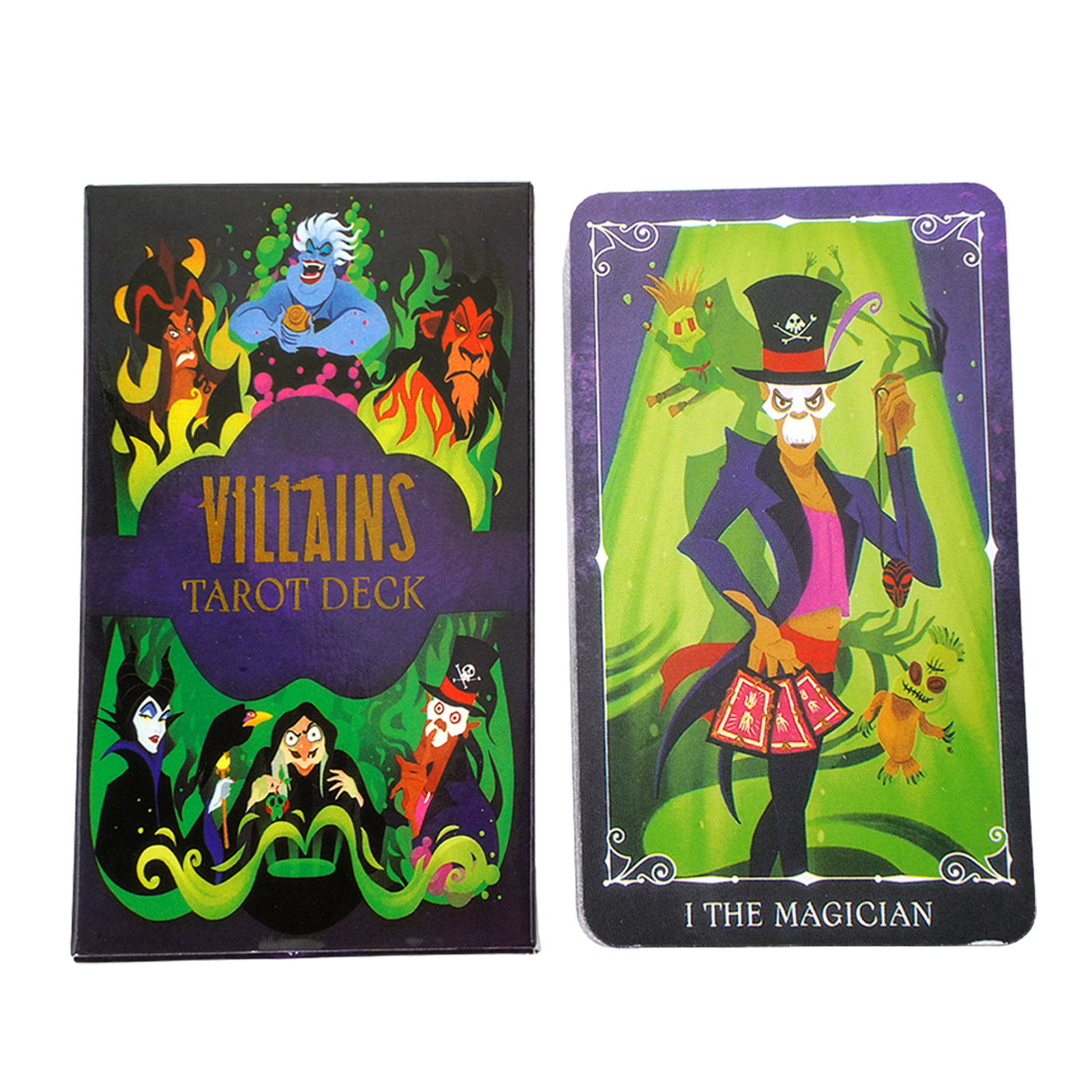Board Game Villainous - Karta Tarota Wyrocznia Tajemnicze Wróżenie Komiksy