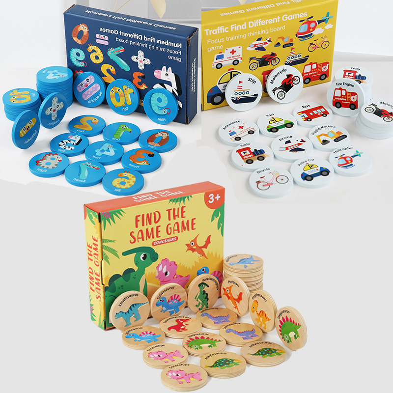 Board Game Life - Drewniana edukacyjna gra pamięciowa dla dzieci,