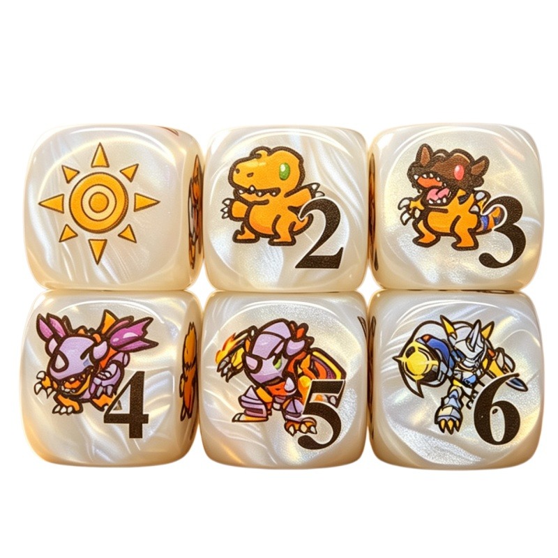 Game Token Counter - 2 szt./zestaw Digimon DTCG Omnimon Agumon