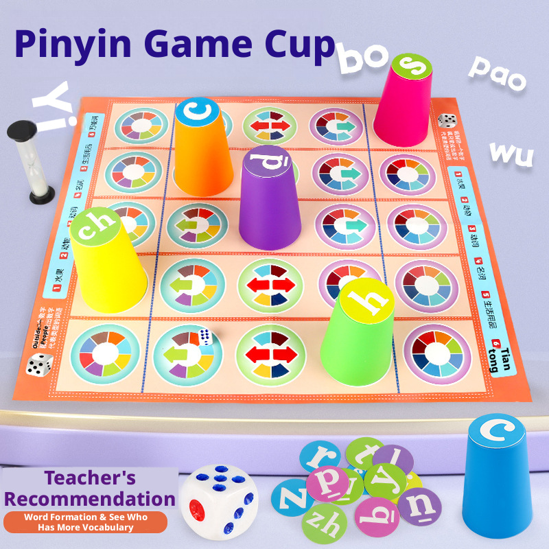 Board Game Heat - Gra planszowa dla dzieci z chińskim