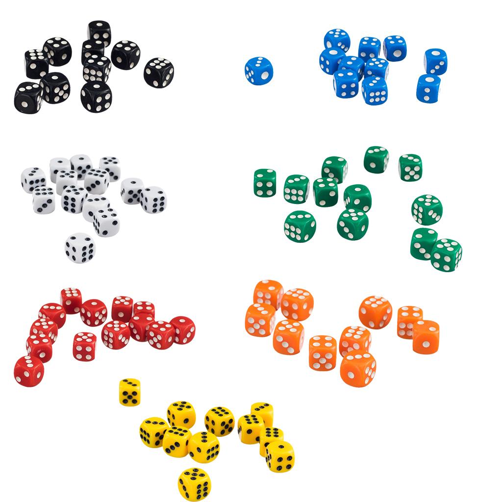 Board Game Roleplay - Wielościenne Akrylowe Kostki Różnokolorowe Kostki z