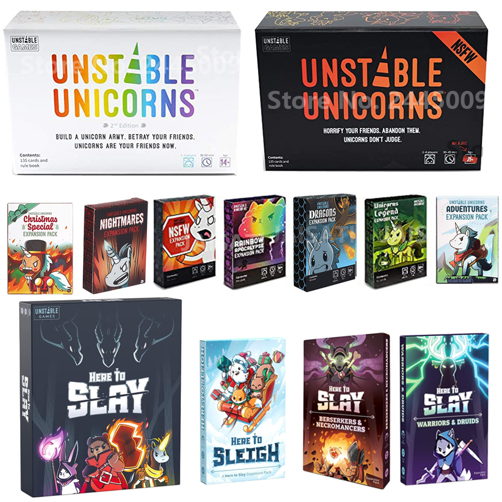 Board Game Zombie - Jednorożce gra w karty świąteczna specjalna