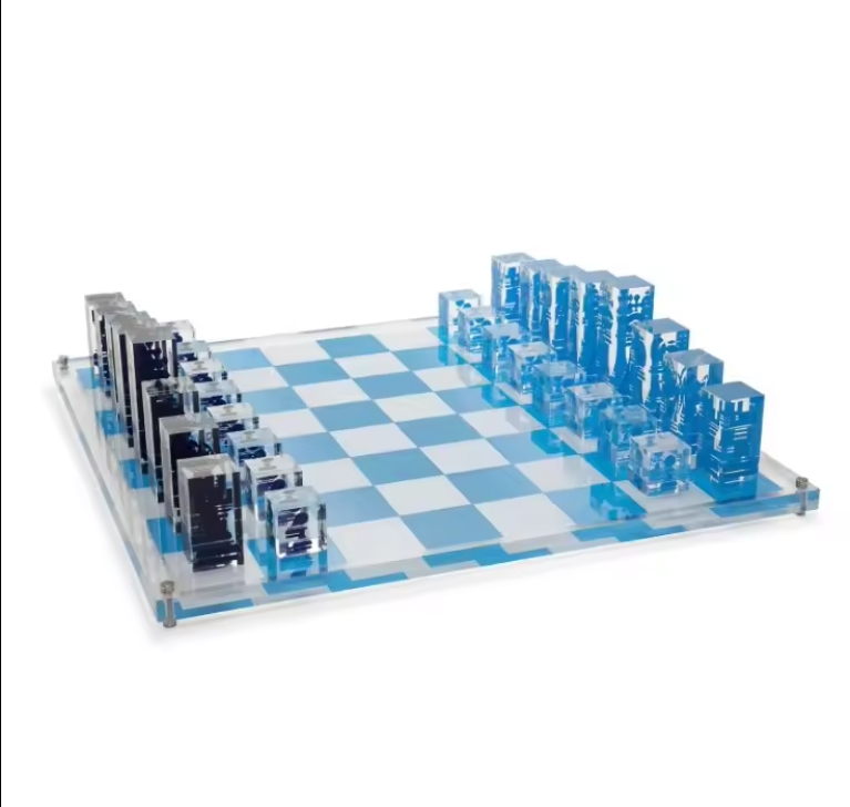 Board Game Online Free - Akrylowa, dekoracyjna szachownica z lucytu dla