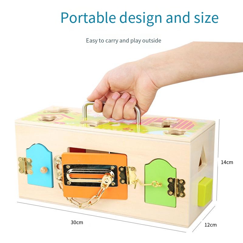 Zabawka Montessori Lock Box Dr – Board Game Life recenzja i cena
