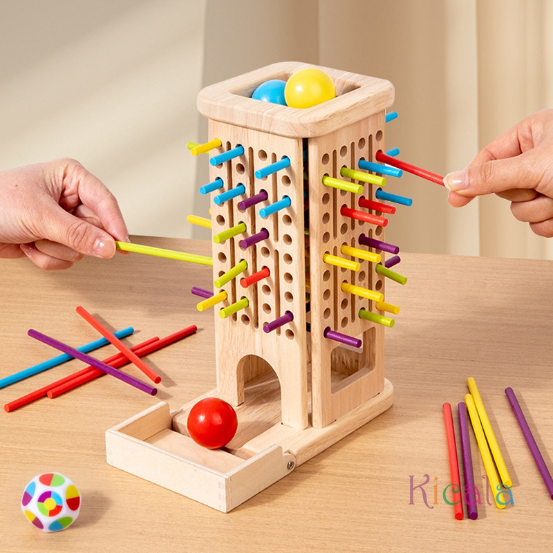 Montessori Gra Drewniana Wieża – Dice Tower Wooden recenzja i cena