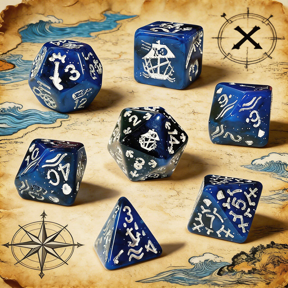 7-częściowy zestaw pirackich k – Board Game Pirates recenzja i cena