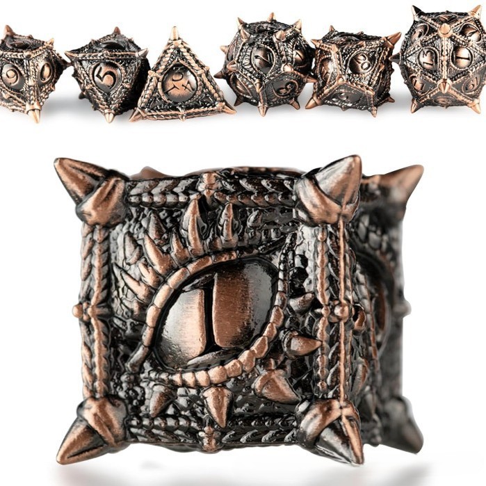 Metalowe Kostki Dungeon and Dr – Dice Tower Wooden recenzja i cena
