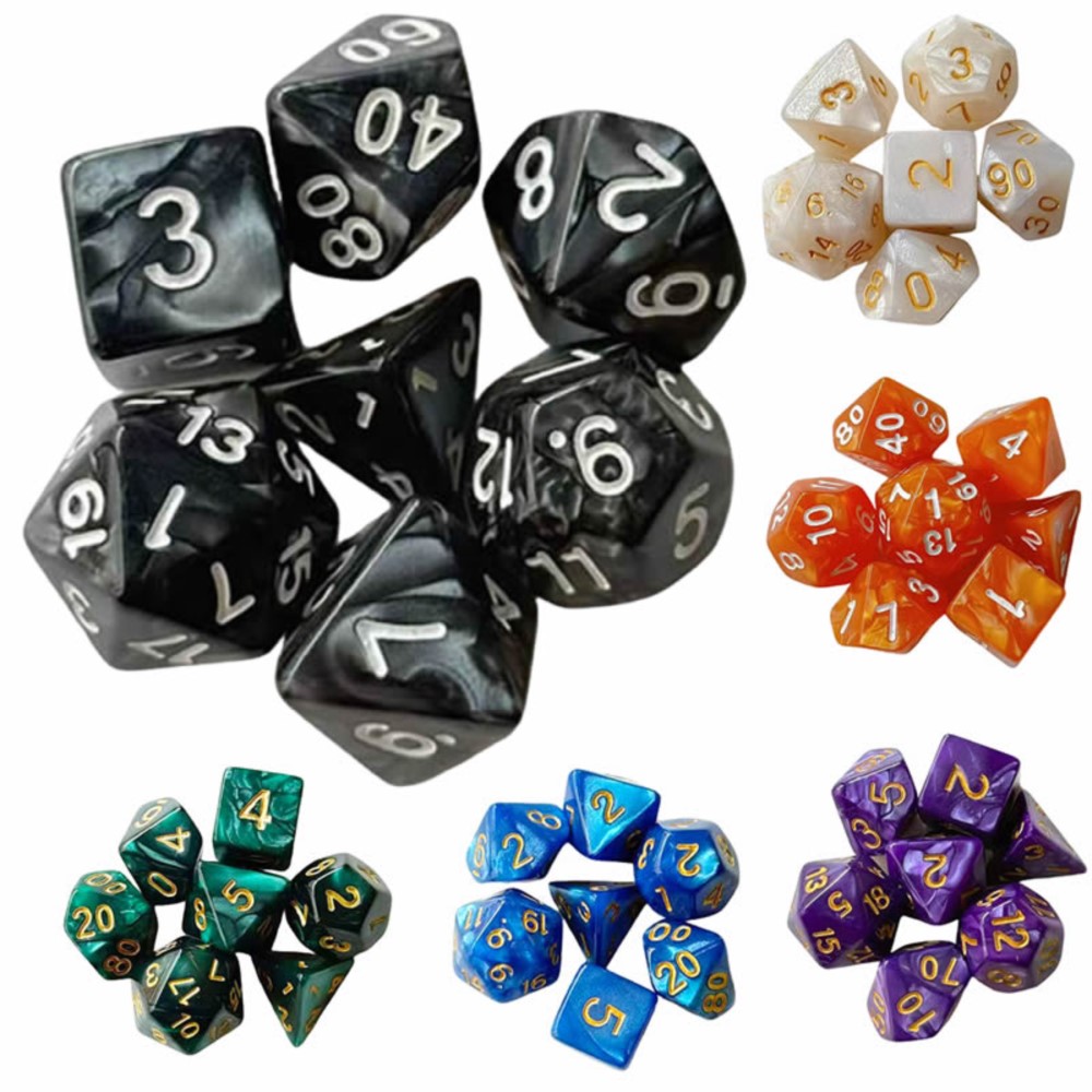 Zestaw 7 kostek do gier plansz – Game Token Counter recenzja i cena