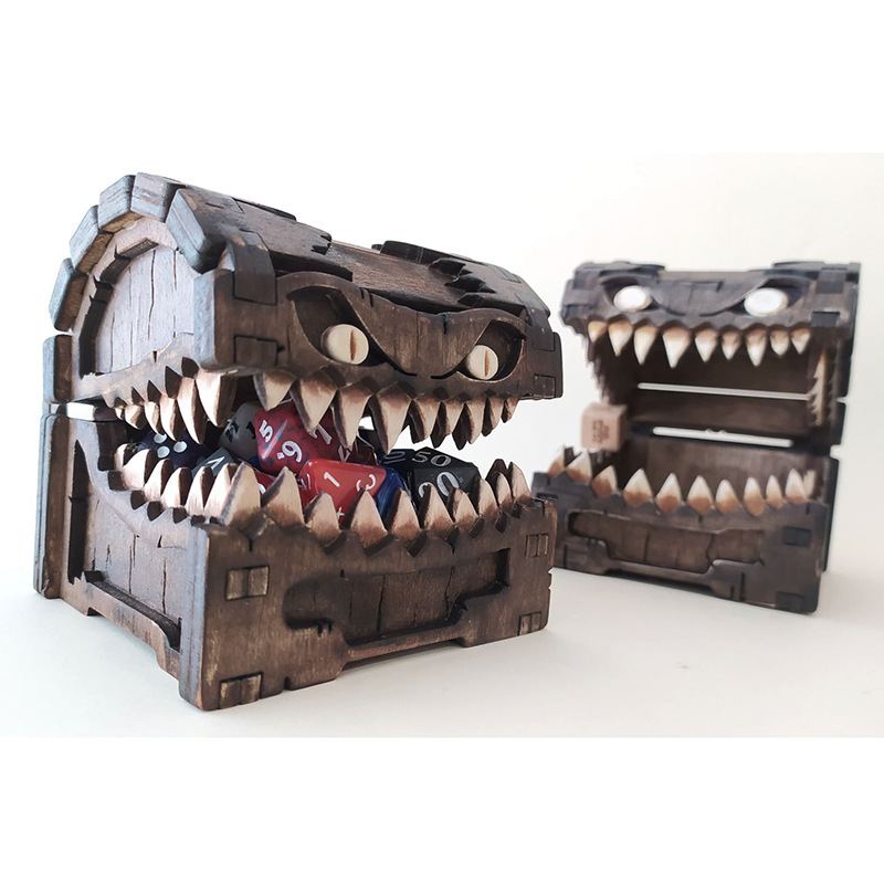 Imitująca skrzynia do lochów i – Dice Tower Wooden recenzja i cena