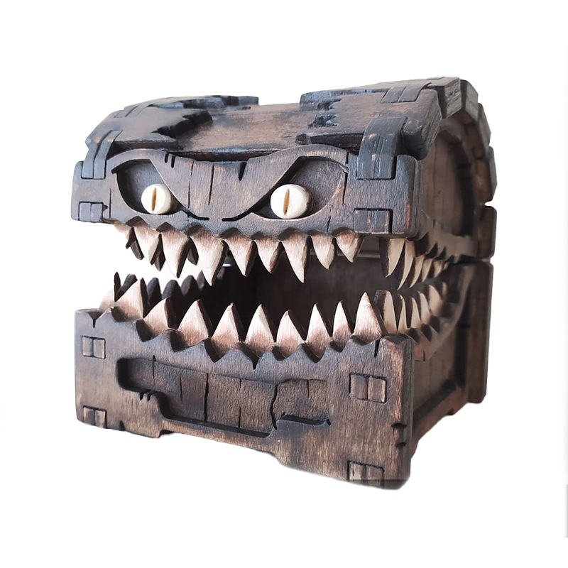 Imitująca skrzynia do lochów i – Dice Tower Wooden recenzja i cena