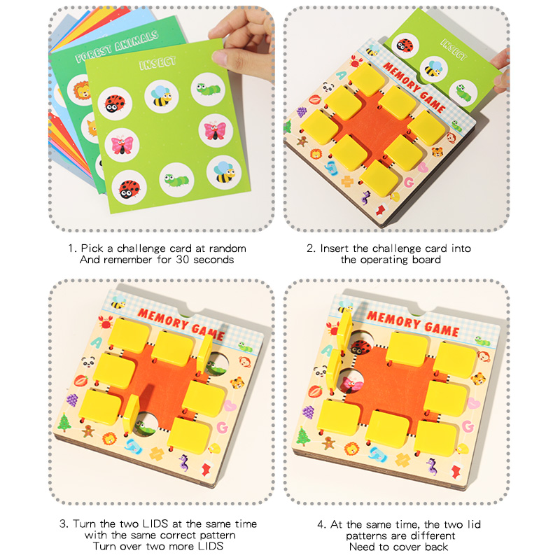 Drewniana gra w szachy pamięci – Board Game Life recenzja i cena